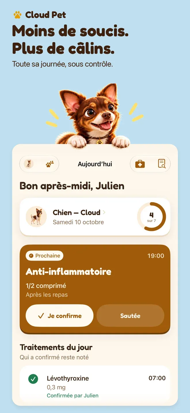 Moins de soucis. Plus de câlins.. Toute sa journée, sous contrôle.